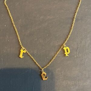 Gold rep Necklace